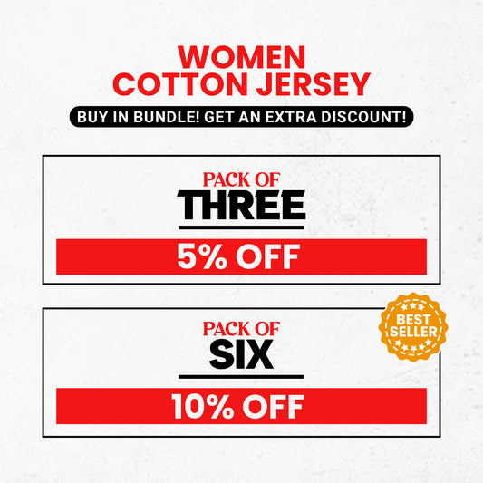 Women Cotton Jersey Bundle (Extra Discount)