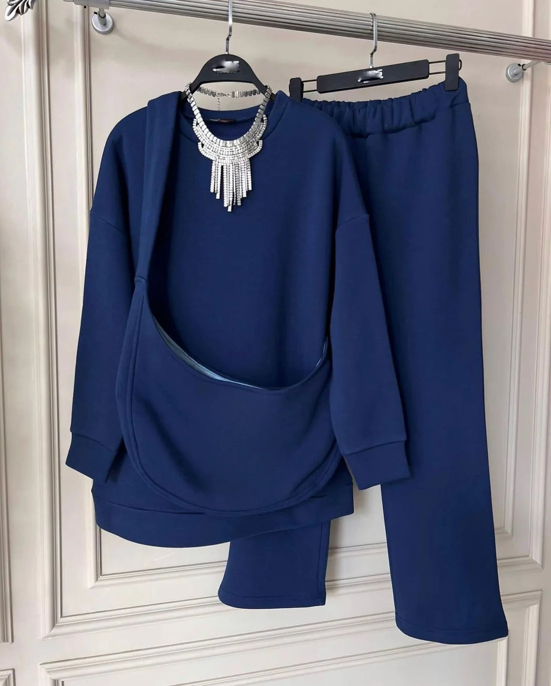 Winter Blue Carryall Co-Ord Set + Bag