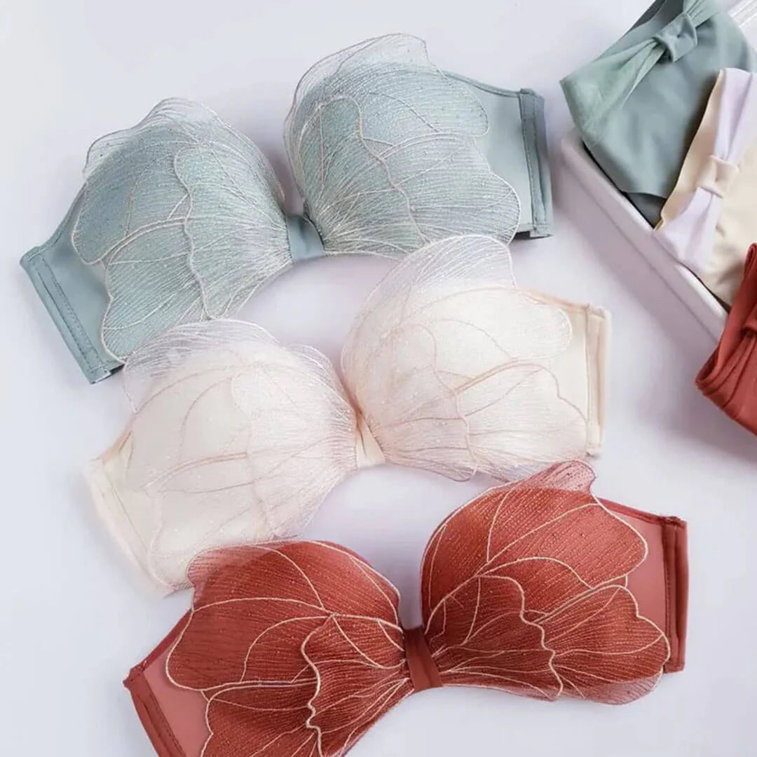 Butterfly Soft Bra Set