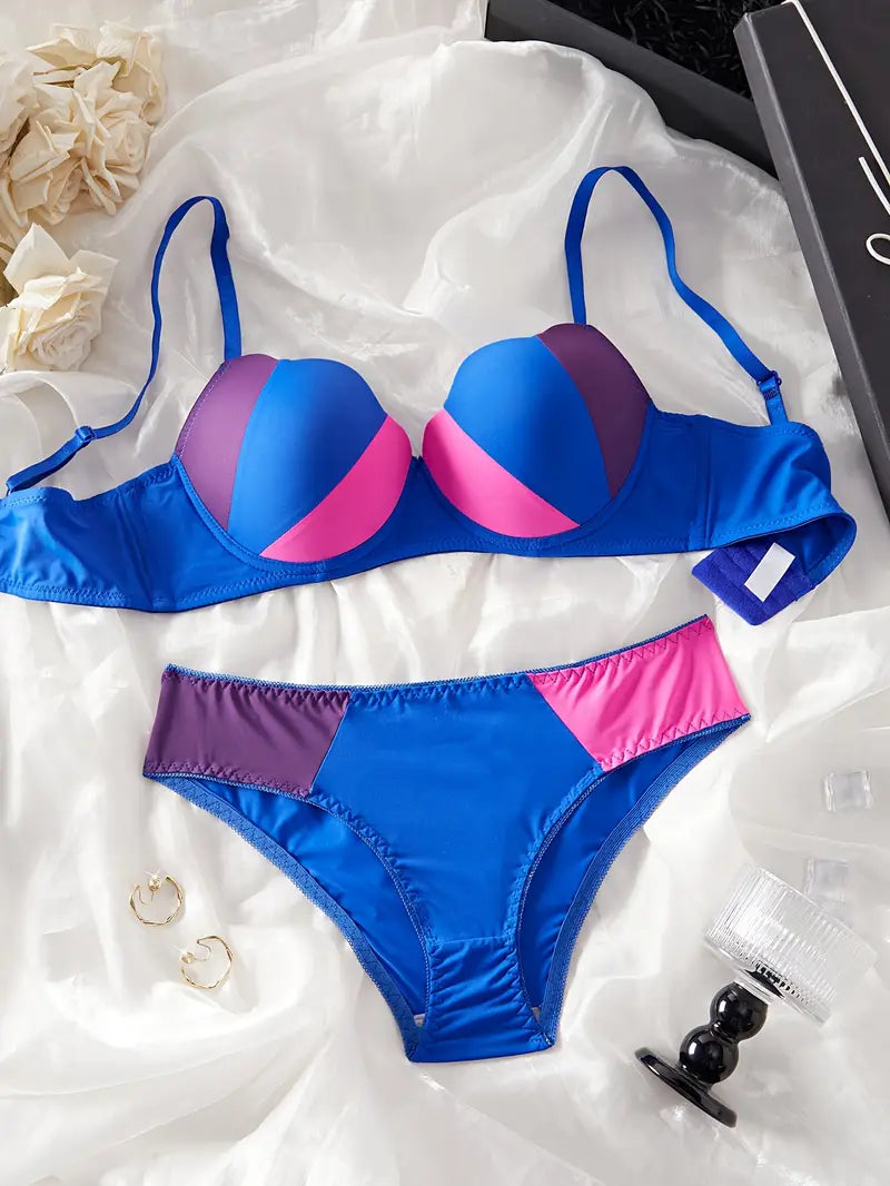Radiant Padded Push-Up Bra Set