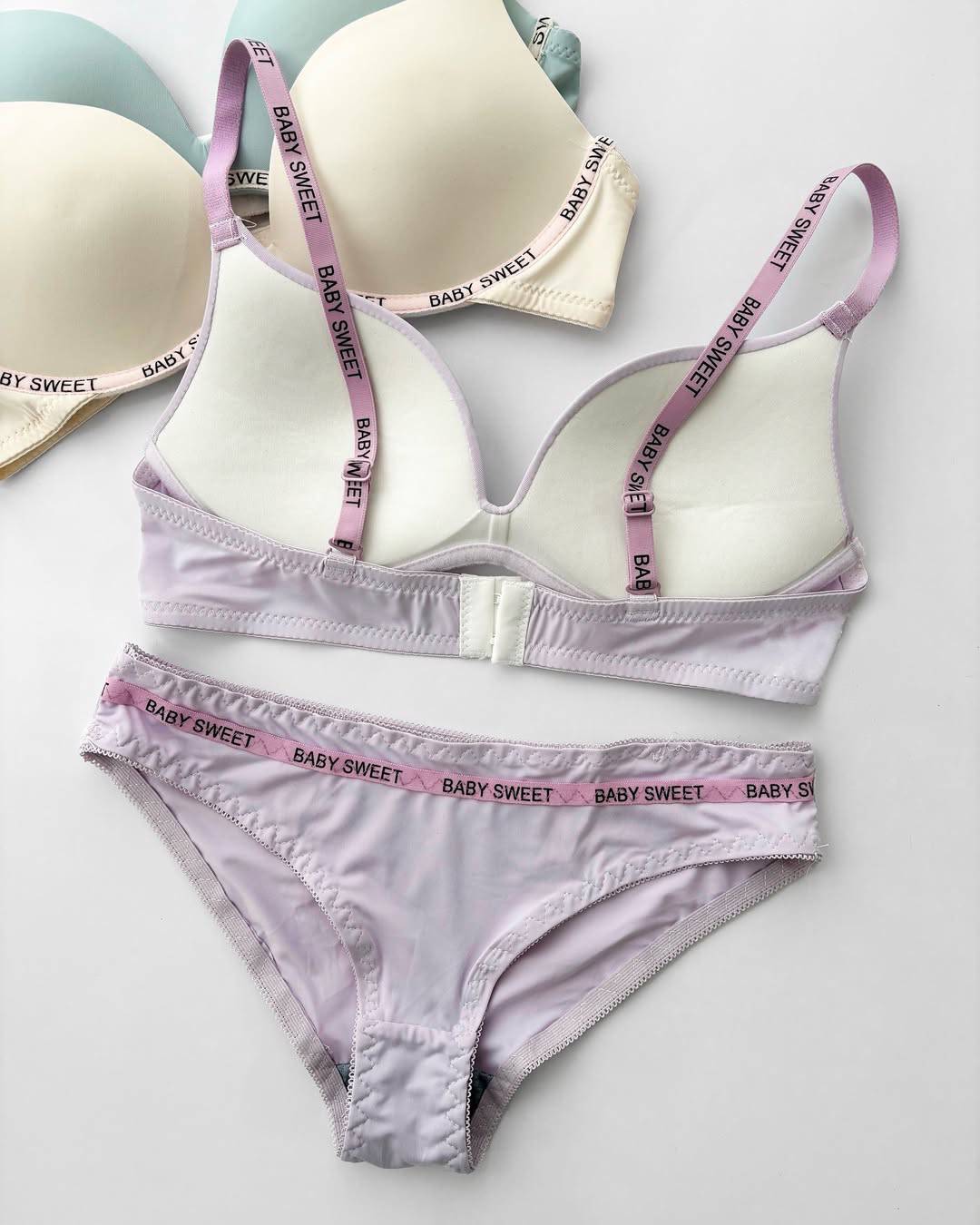 Baby Letter Bra Set