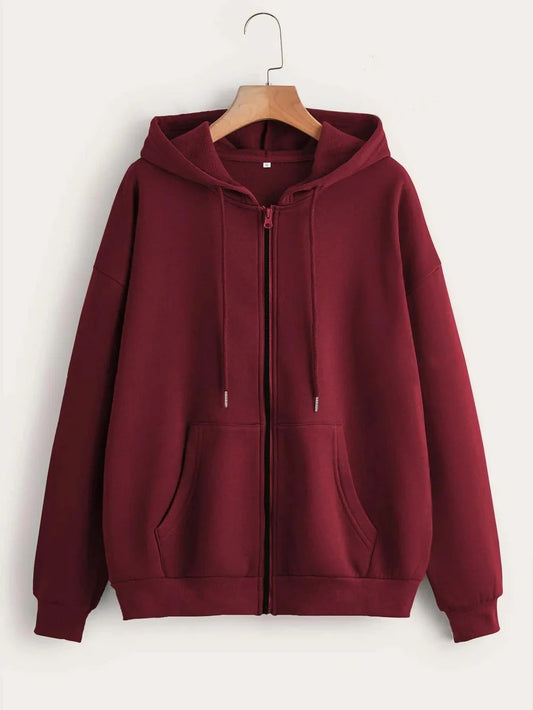 Unisex Winter Zipper Hoodie