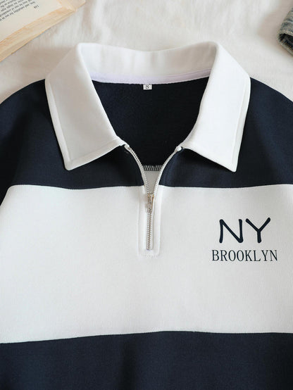 Winter Brooklyn Letter Sweatshirt