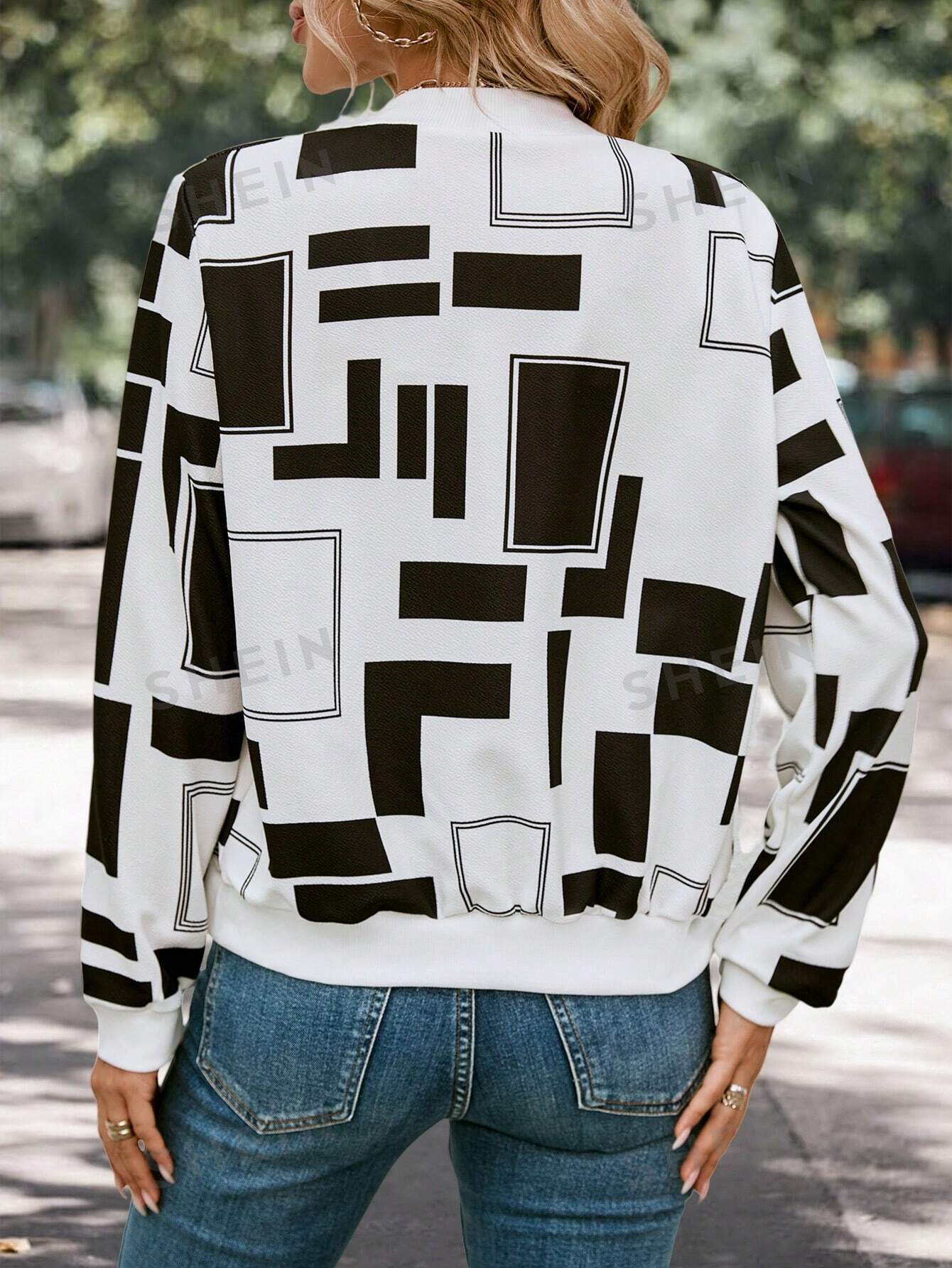 Winter Urban Gridlock Bomber Jacket For Women