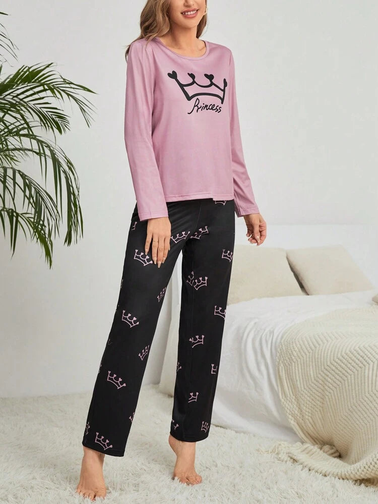 Princess Printed Night Suit