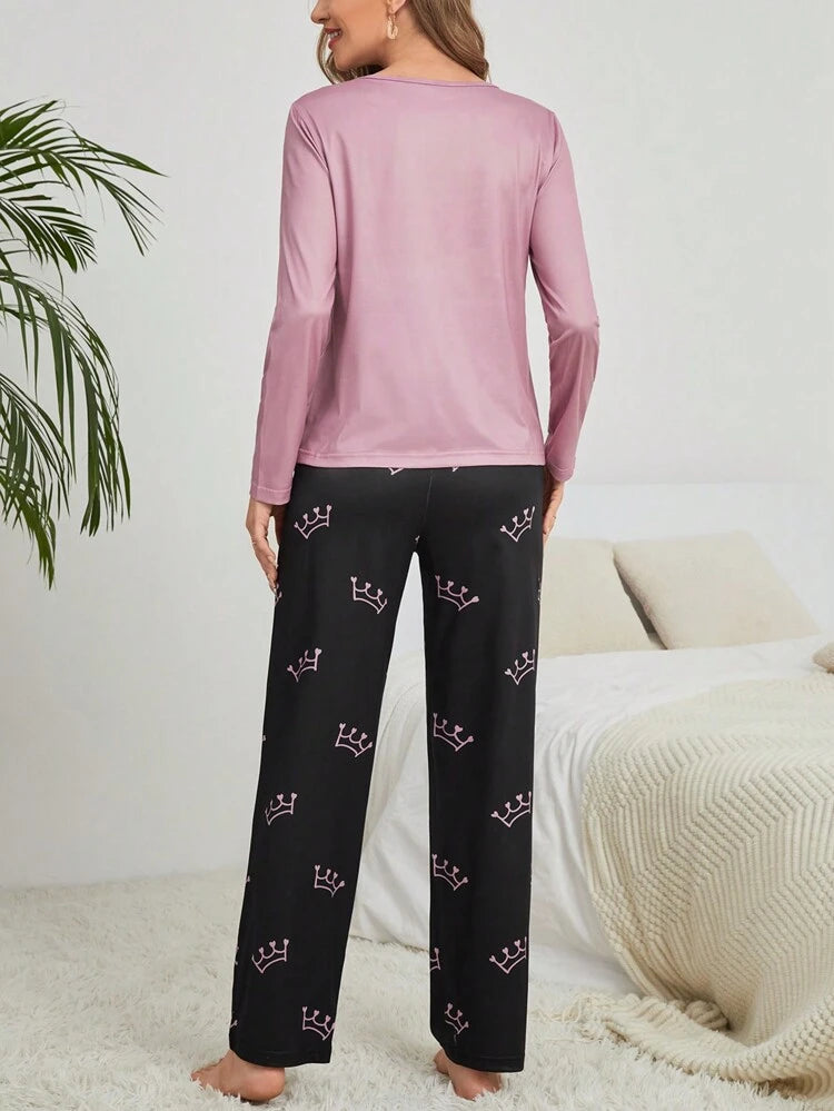 Princess Printed Night Suit