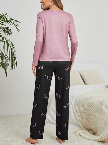 Princess Printed Night Suit