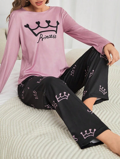 Princess Printed Night Suit