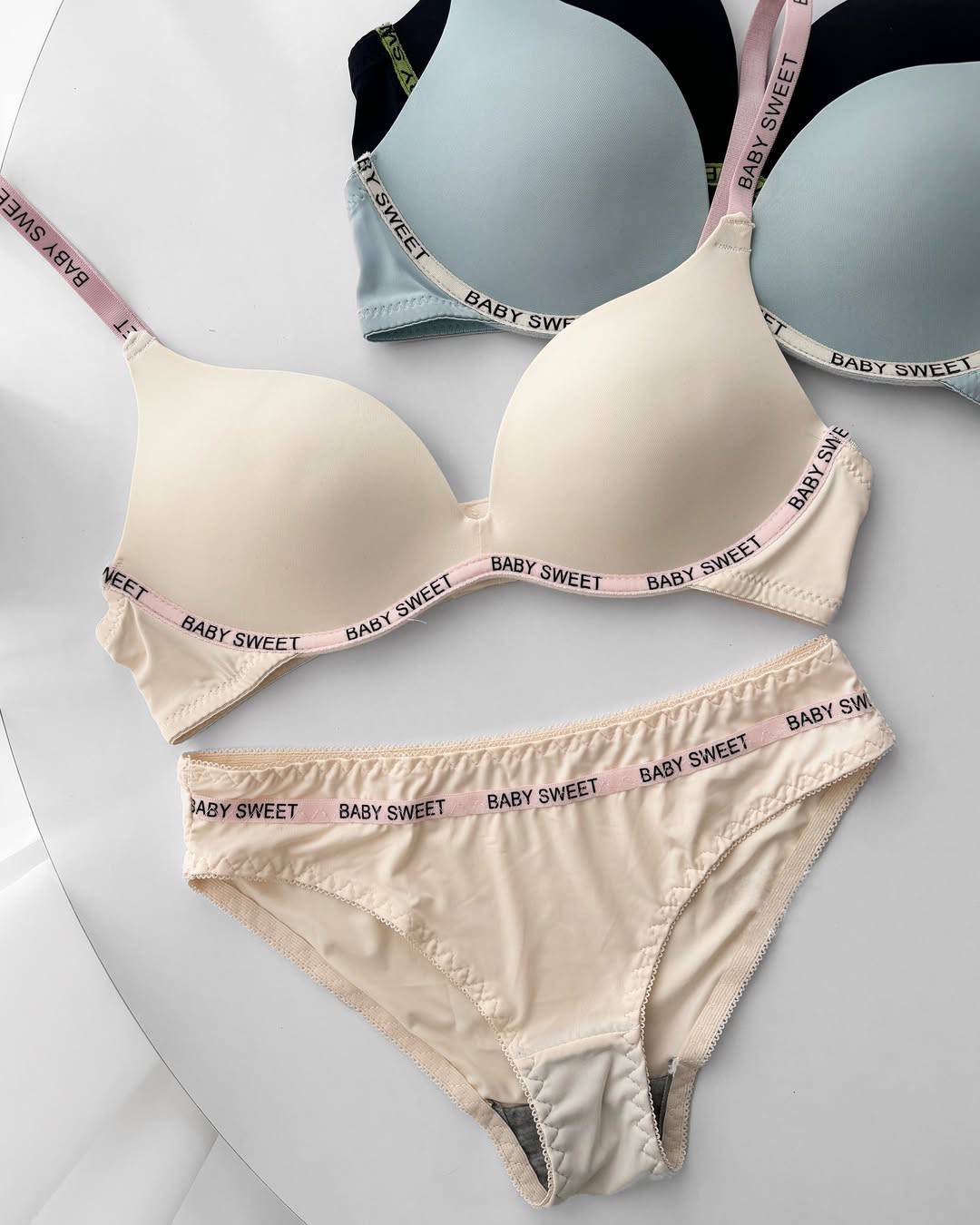 Baby Letter Bra Set