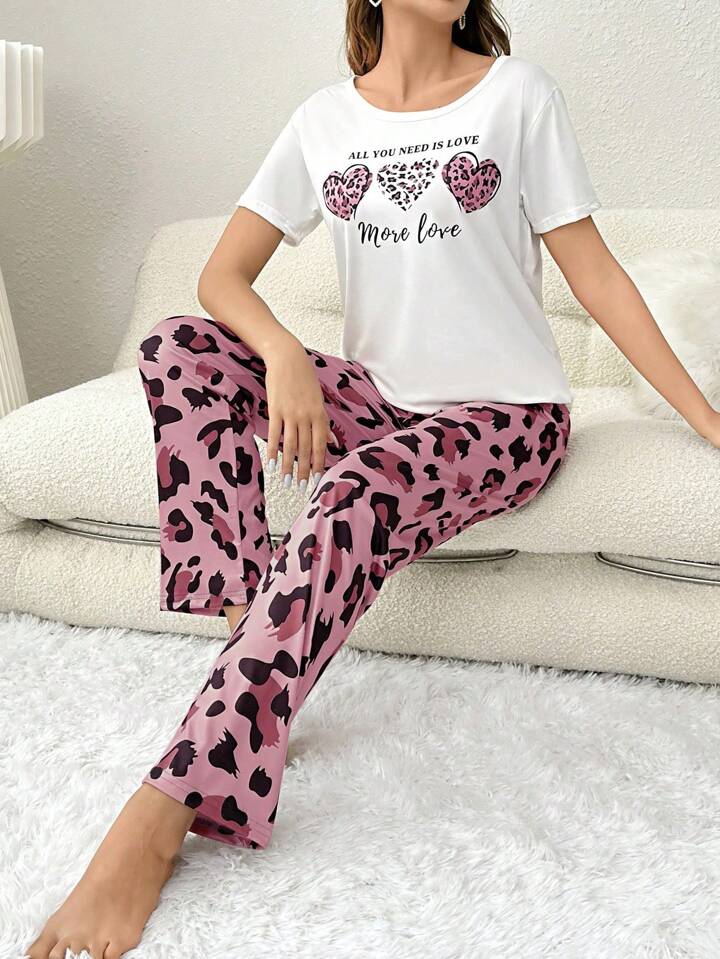 Panther Skin Printed Night Suit