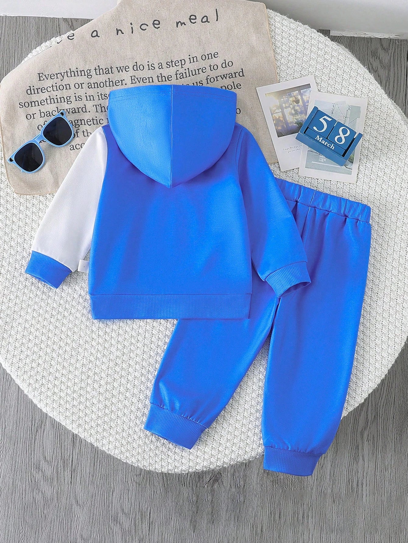 Blue Liner Printed Kids Winter Suit