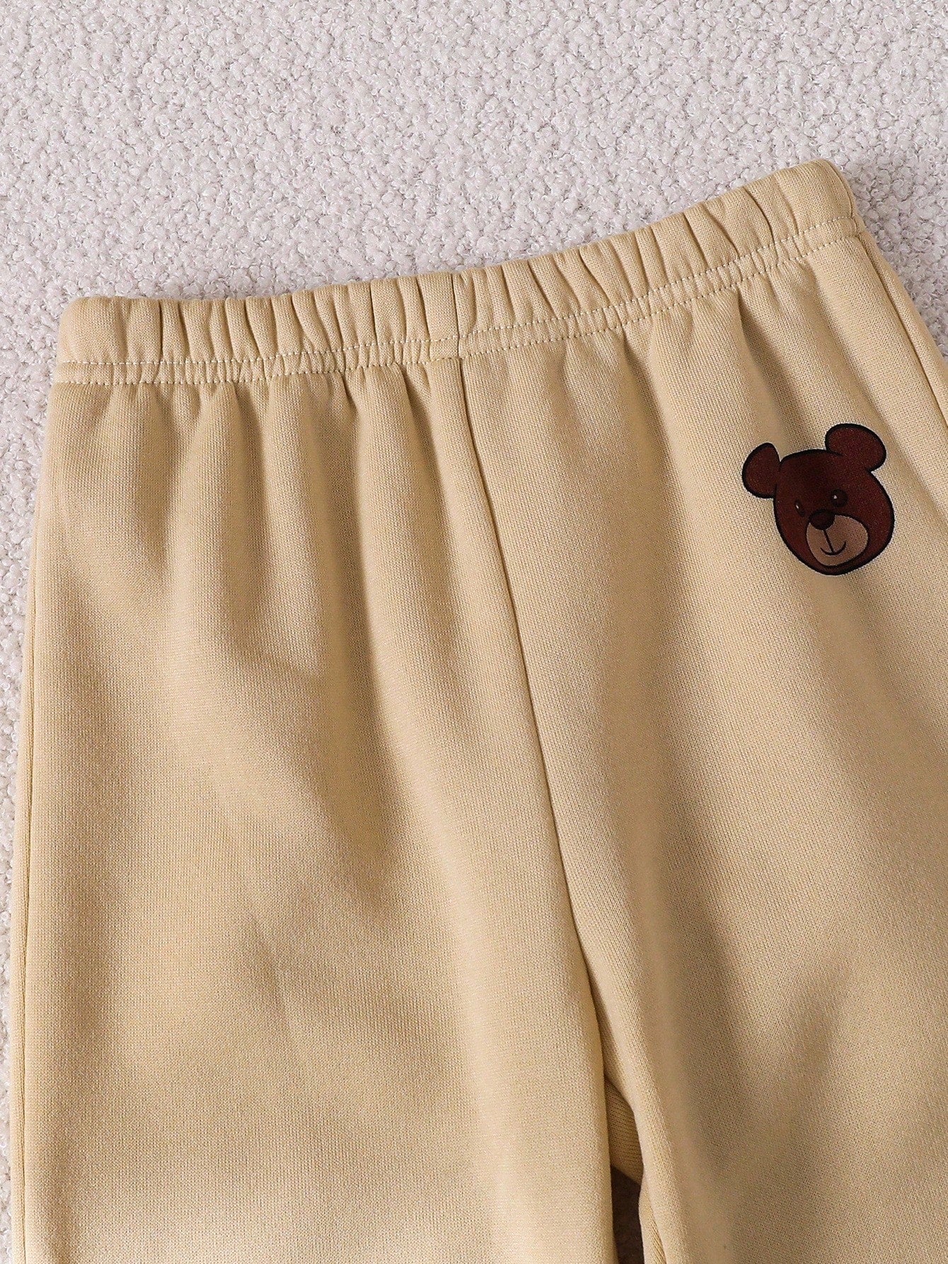 Brown Panda Printed Kids Winter Suit