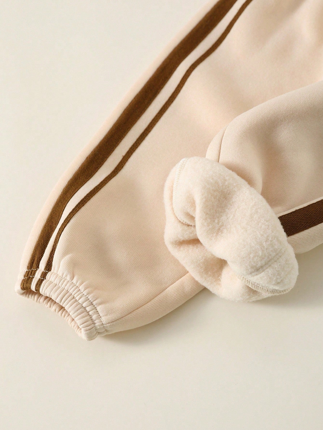 Brown Baby Panda Printed Kids Winter Suit