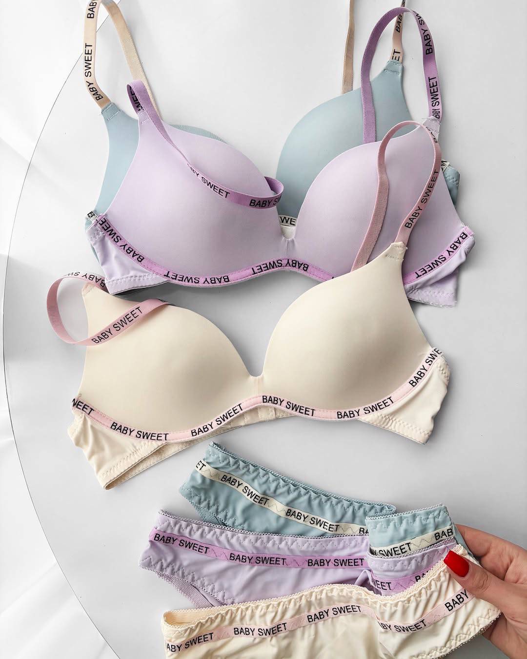 Baby Letter Bra Set