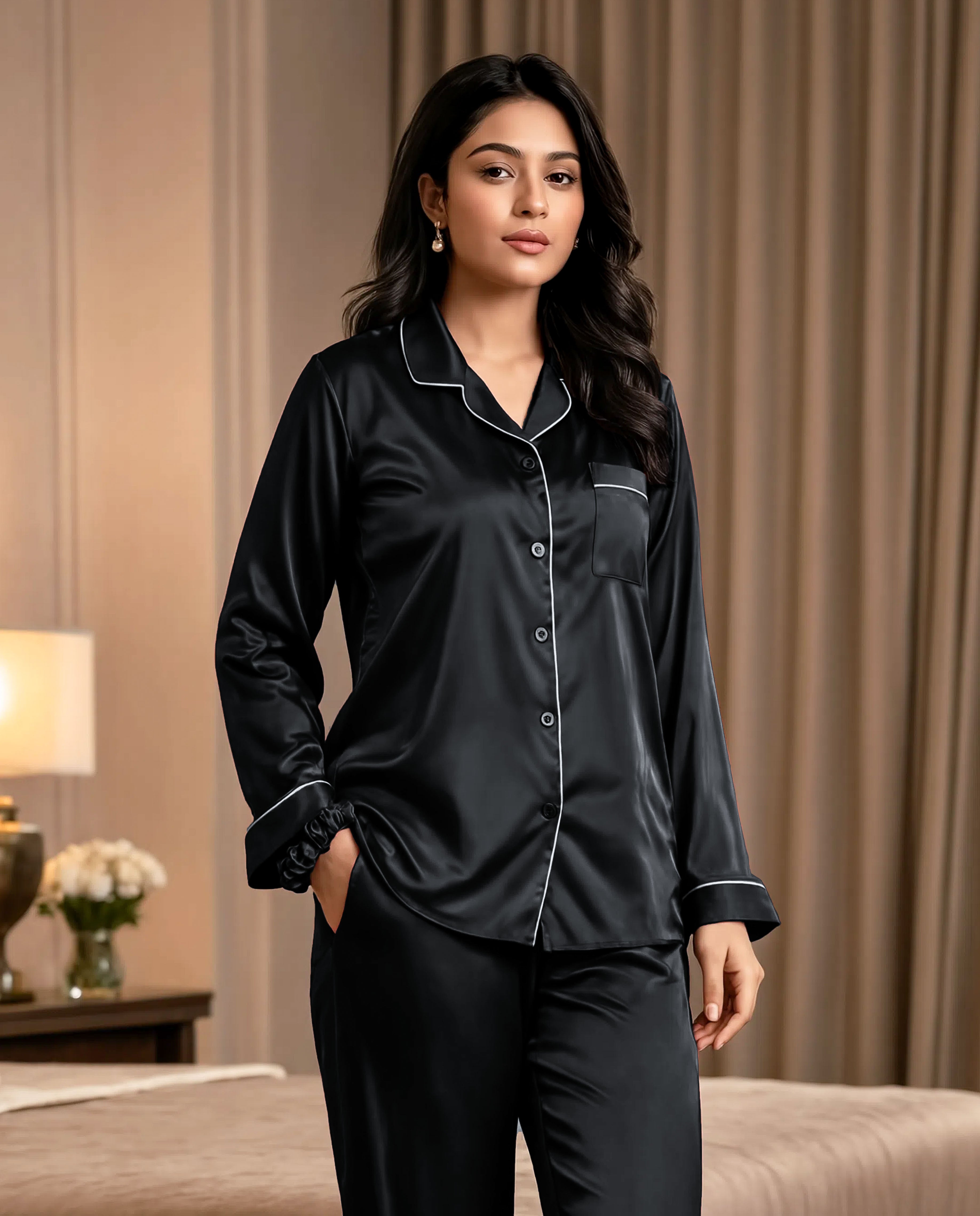 Satin Silk Pj Sets