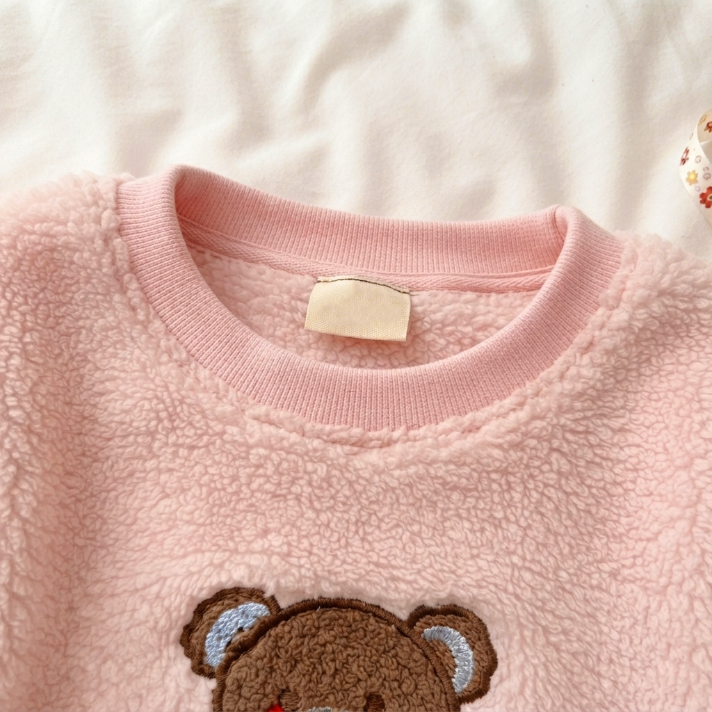 Winter Premium Fleece Happy Panda Printed Night Suit
