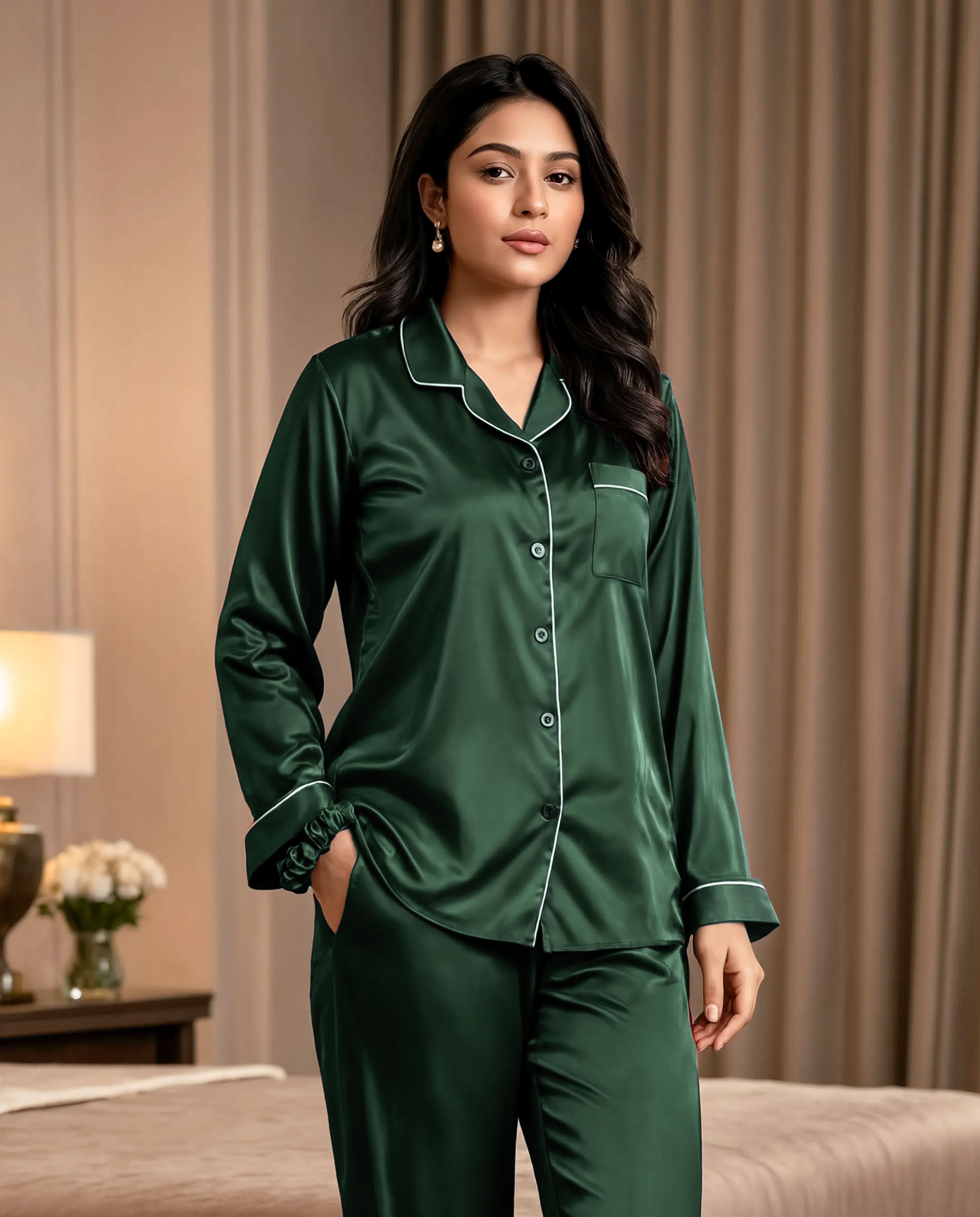 Satin Silk Pj Sets
