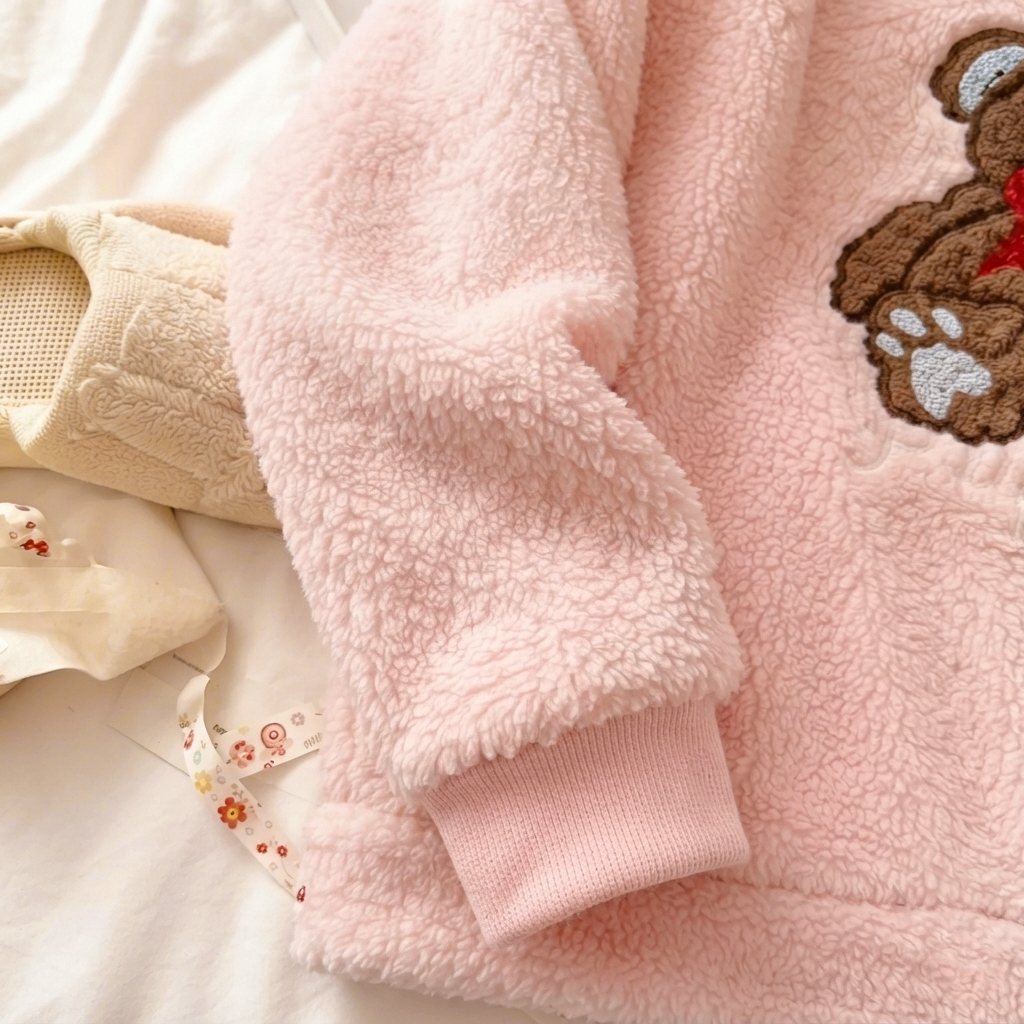 Winter Premium Fleece Happy Panda Printed Night Suit
