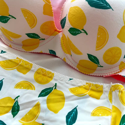 Fruit Style Bra Set