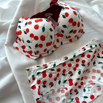Fruit Style Bra Set