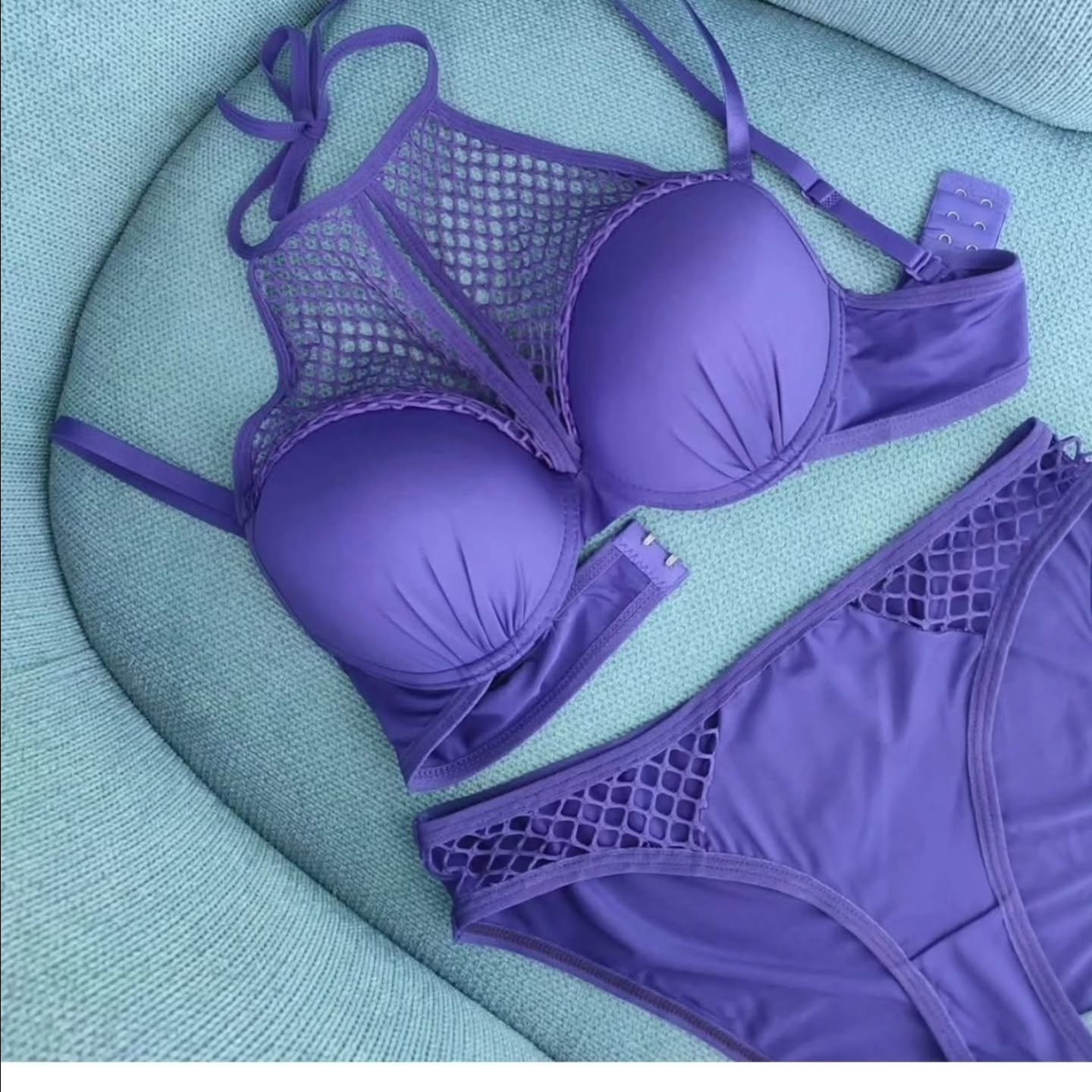Elegant Royal Neck Bra Set