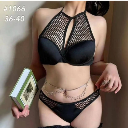 Elegant Royal Neck Bra Set