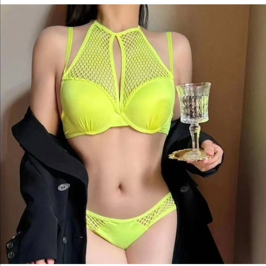 Elegant Royal Neck Bra Set