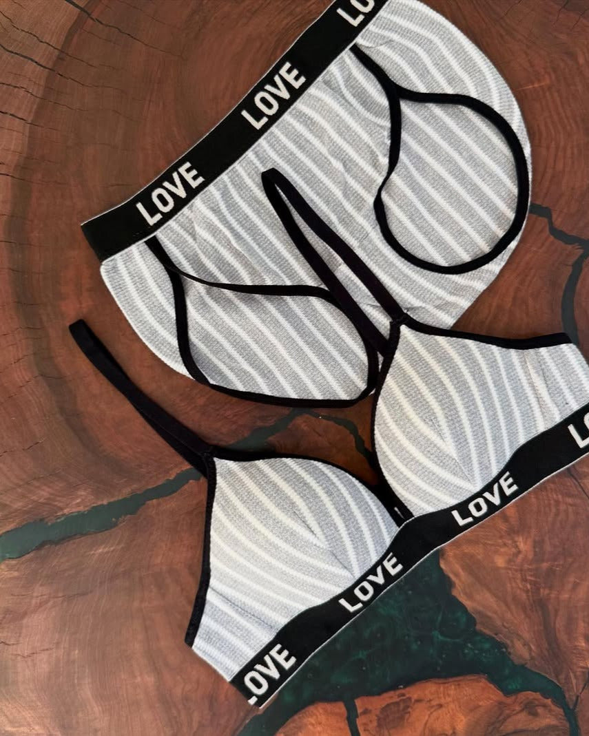 Love Letter Fancy Bra Set