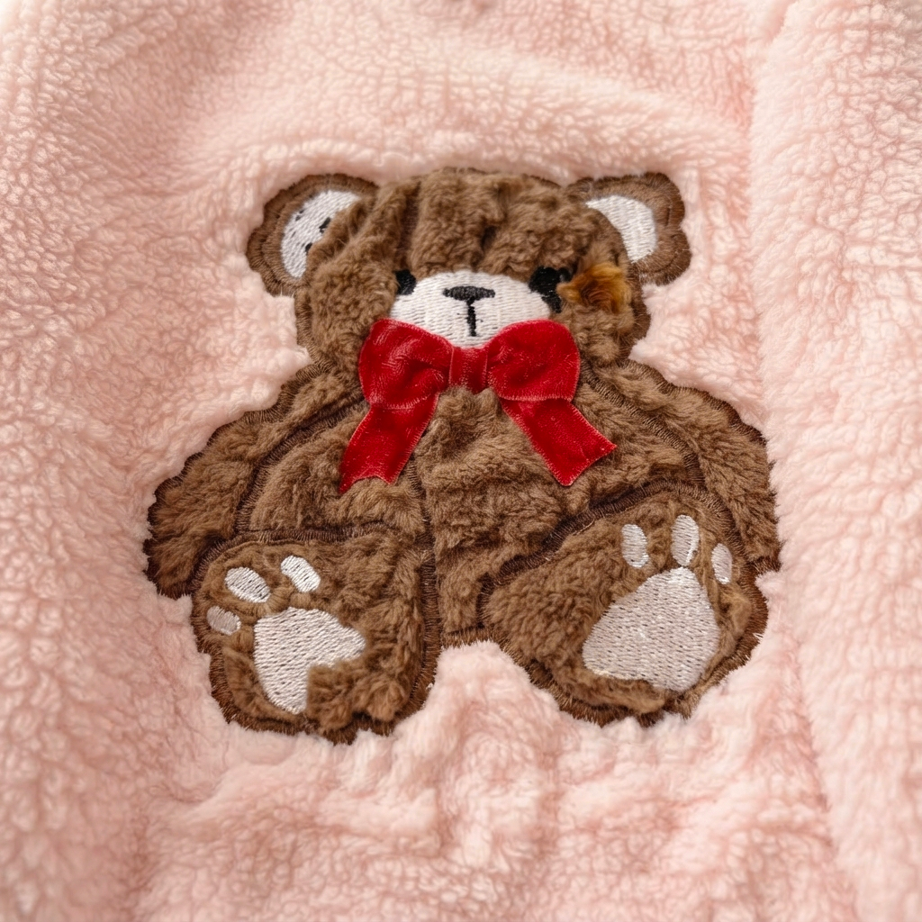 Winter Premium Fleece Happy Panda Printed Night Suit