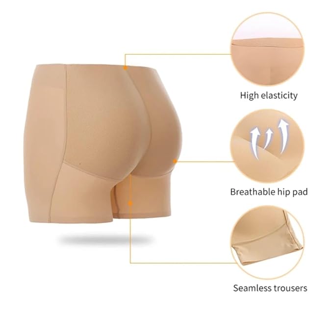 Seamless Padded Buttocks Panty Butt Lifter Boxer