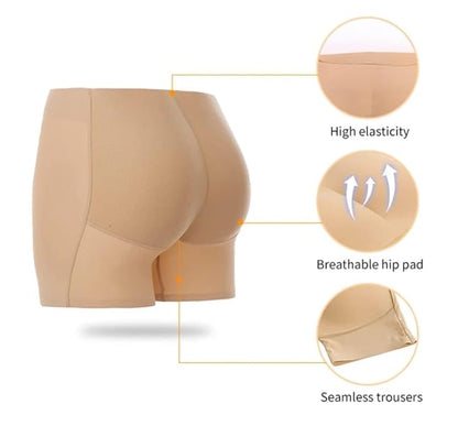Seamless Padded Buttocks Panty Butt Lifter Boxer