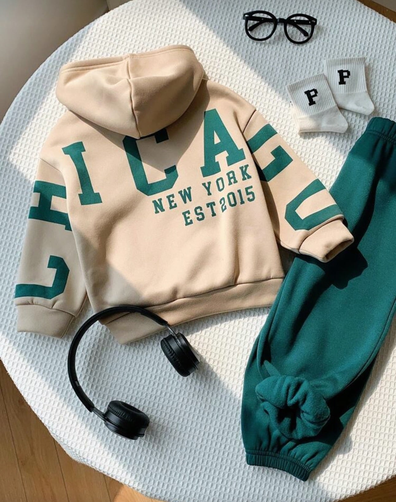 New York Printed Kids Winter Suit