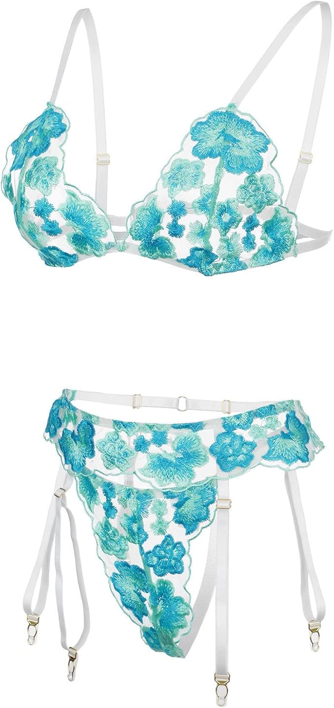 Garter Set – Champagne Heat