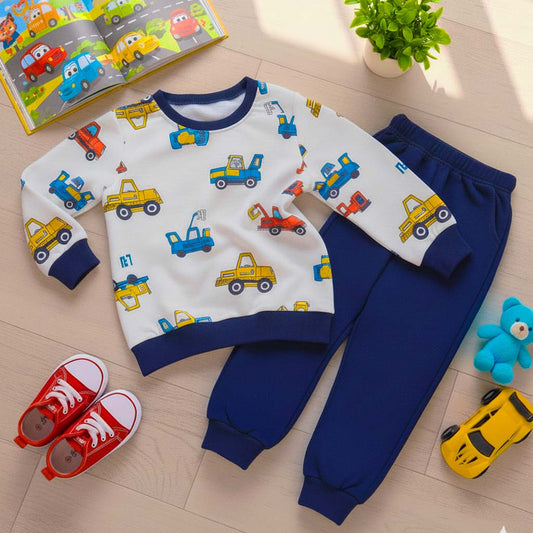 Truck Printed Kids Winter Suit (Each)