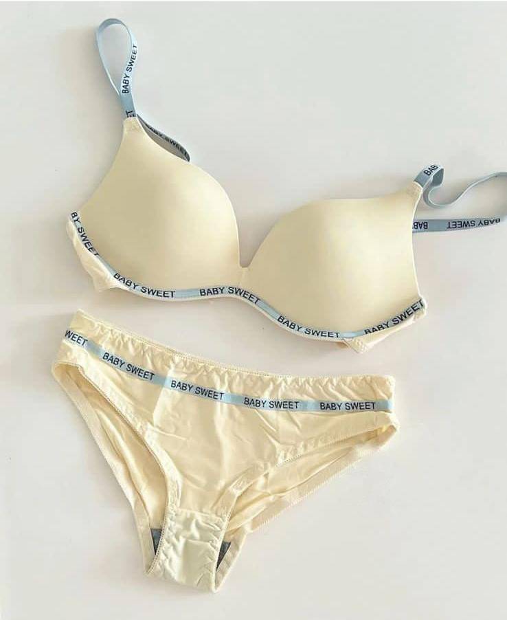 Baby Letter Bra Set