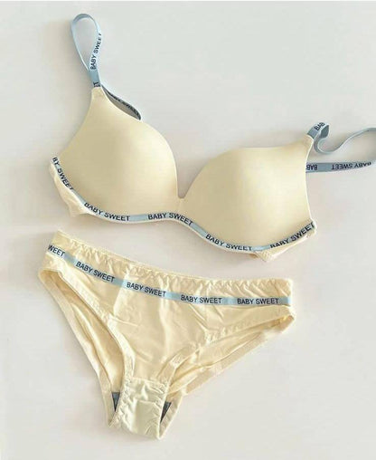 Baby Letter Bra Set