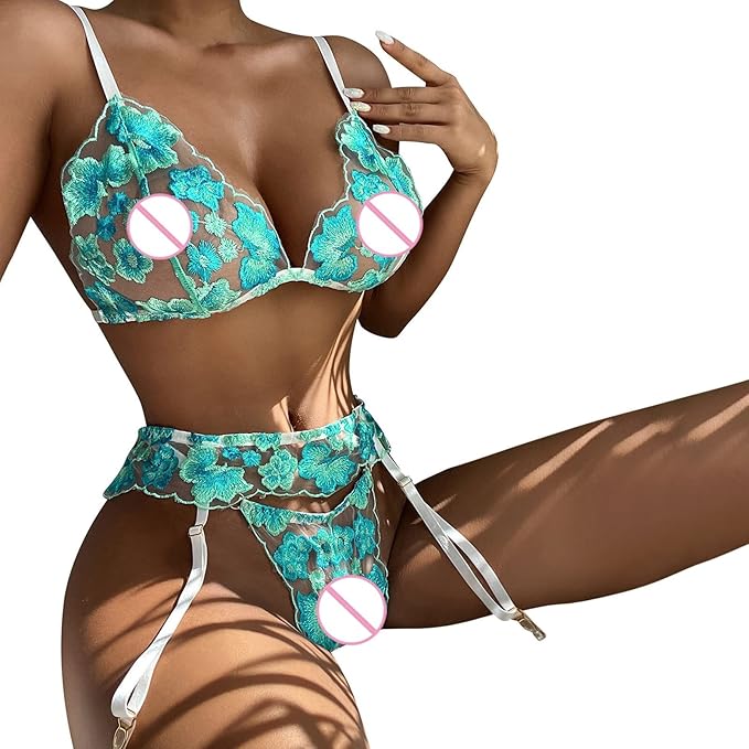 Garter Set – Champagne Heat