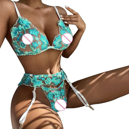 Garter Set – Champagne Heat