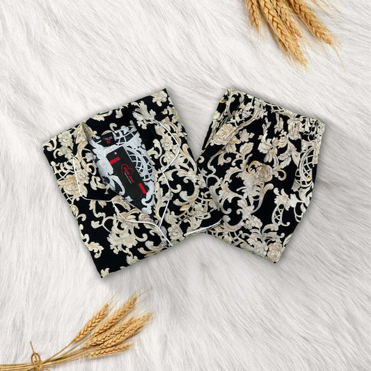 Imported Linen Black Printed LP5