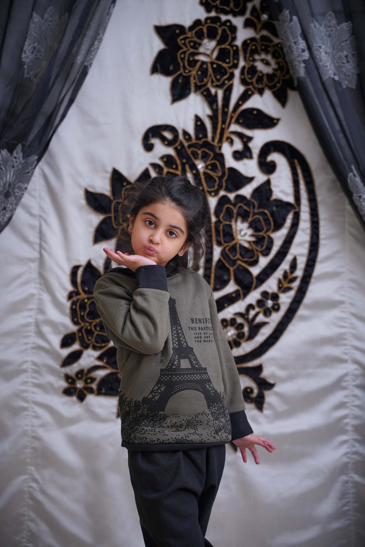 Paris Printed Kids Winter Suit (Each)