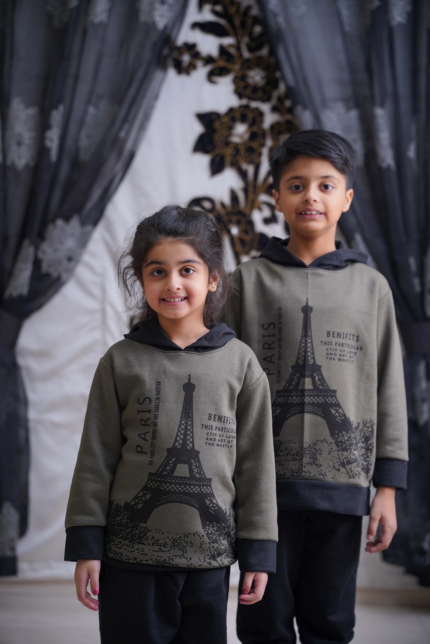Paris Printed Kids Winter Suit (Each)