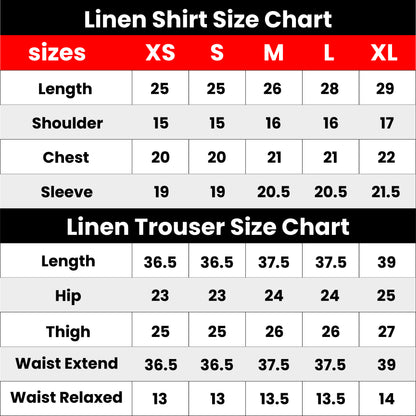 Imported Linen Printed Warm Glow PJ Set-LP9