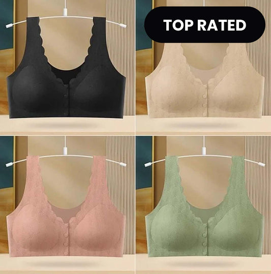 Slim Button Push-Up Bra