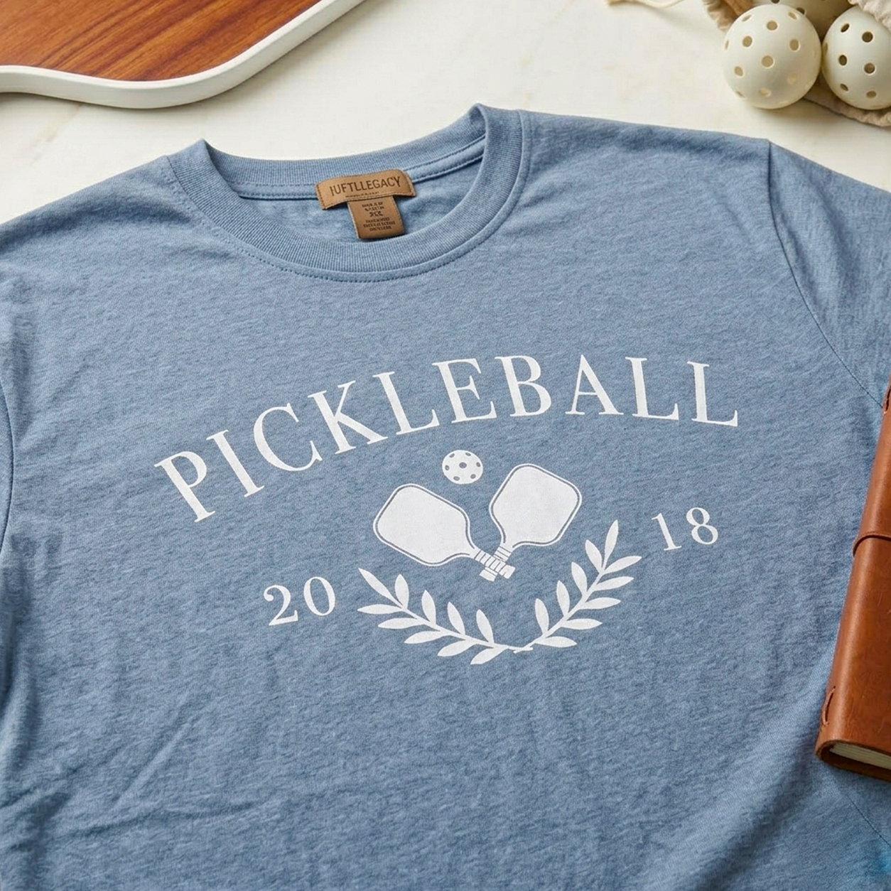 Pickleball Printed Long T Shirt