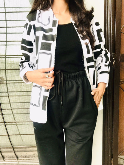 Winter Urban Gridlock Bomber Jacket