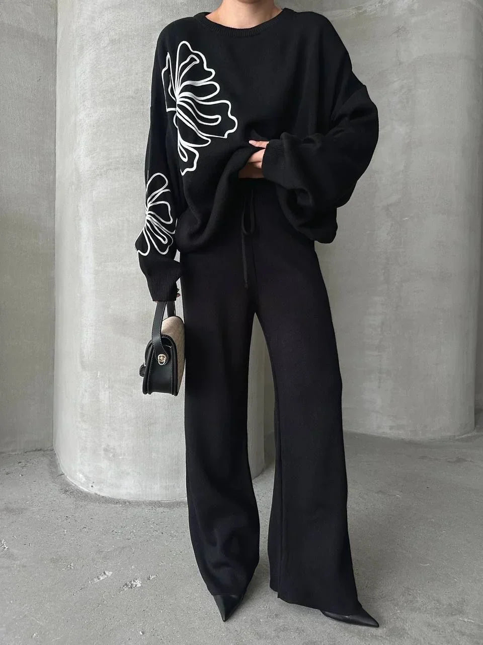 Winter Flower 2 PC Co-Ord Set