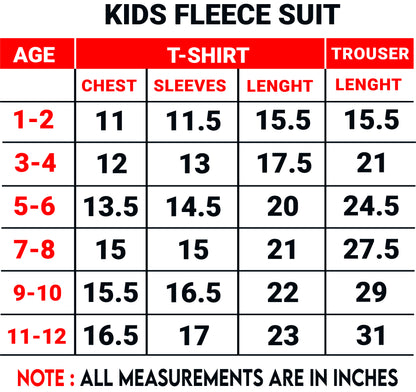 Red Butterfly Printed Kids Winter Suit (Each)