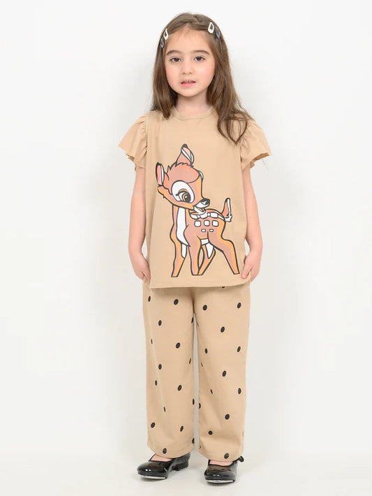 Baby Deer Half Sleeve Kids Suit