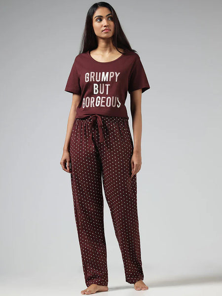 Grumpy pyjamas ladies hotsell