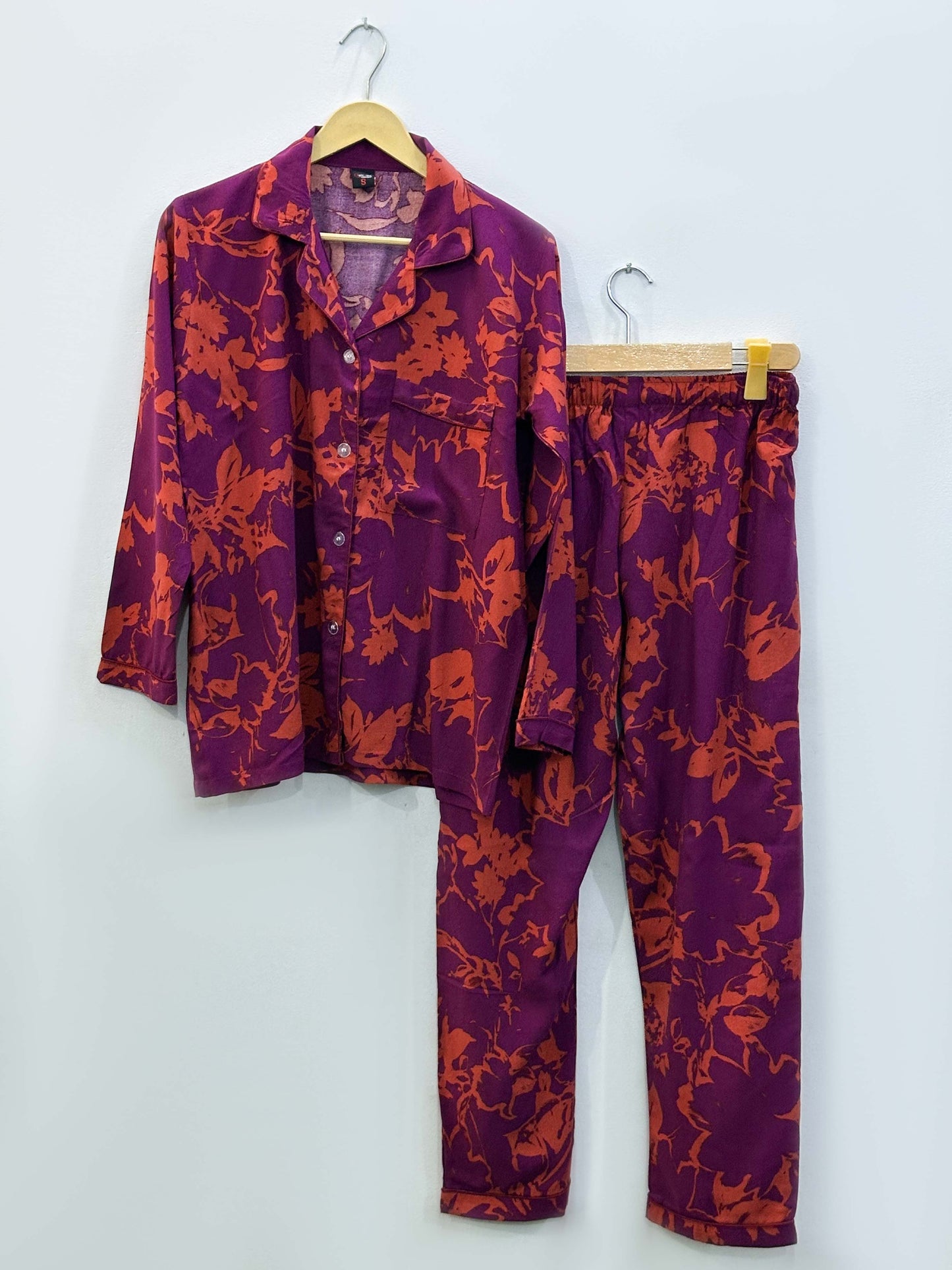 Imported Linen Printed Sunset Bloom PJ Set-LP21